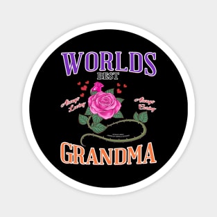 World's Best Grandma Mothers Day Novelty Gift Magnet